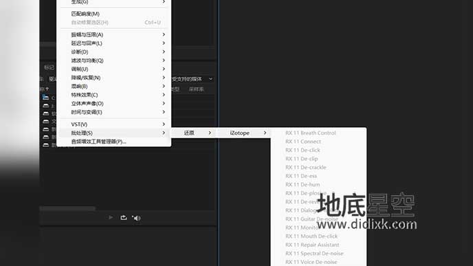 如何在AU中加载iZotope RX