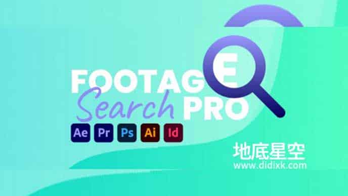 AE/PR/PS/AI/ID脚本-直接从云端库中搜索下载使用免版权素材 Stock Search Pro v1.1.2