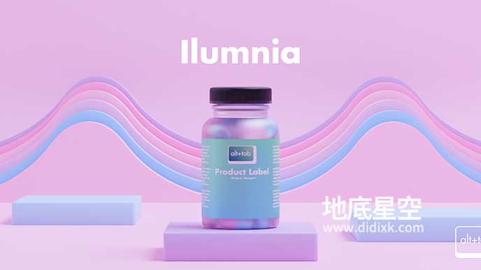 Blender预设-三维产品渲染灯光环境场景资产 Alt Tab Ilumnia: Product Showcase Library