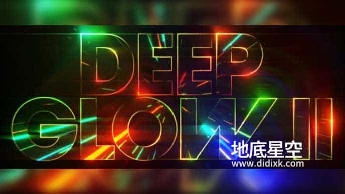 AE插件-漂亮真实高级辉光发光特效 Deep Glow 2 v1.0.2 Mac