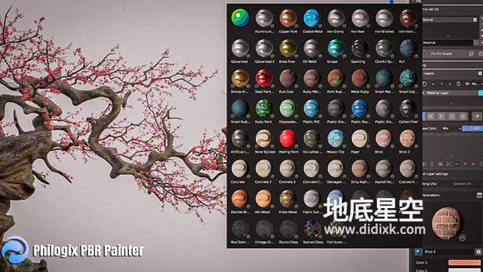 Blender插件-贴图分层绘制 Philogix Pbr Painter V4.2.3